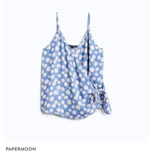 Conway faux wrap blouse